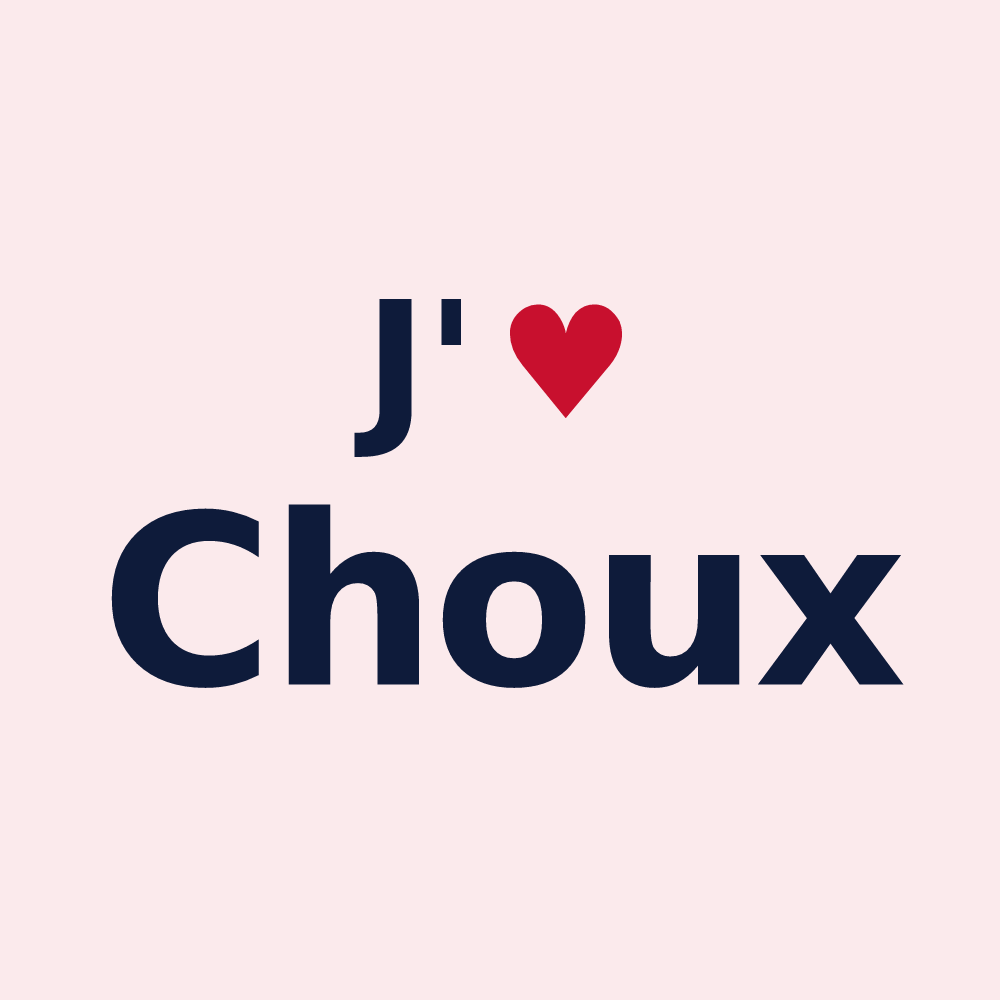 Magnet personnalisé Choux — design J'aime Choux