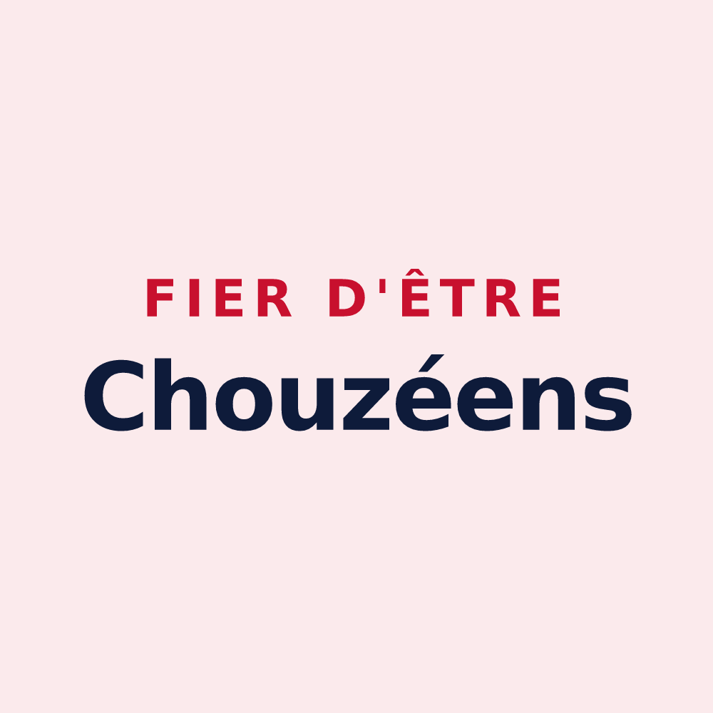 Magnet « Fier d'être Chouzéens » — design pour Chouzé-sur-Loire