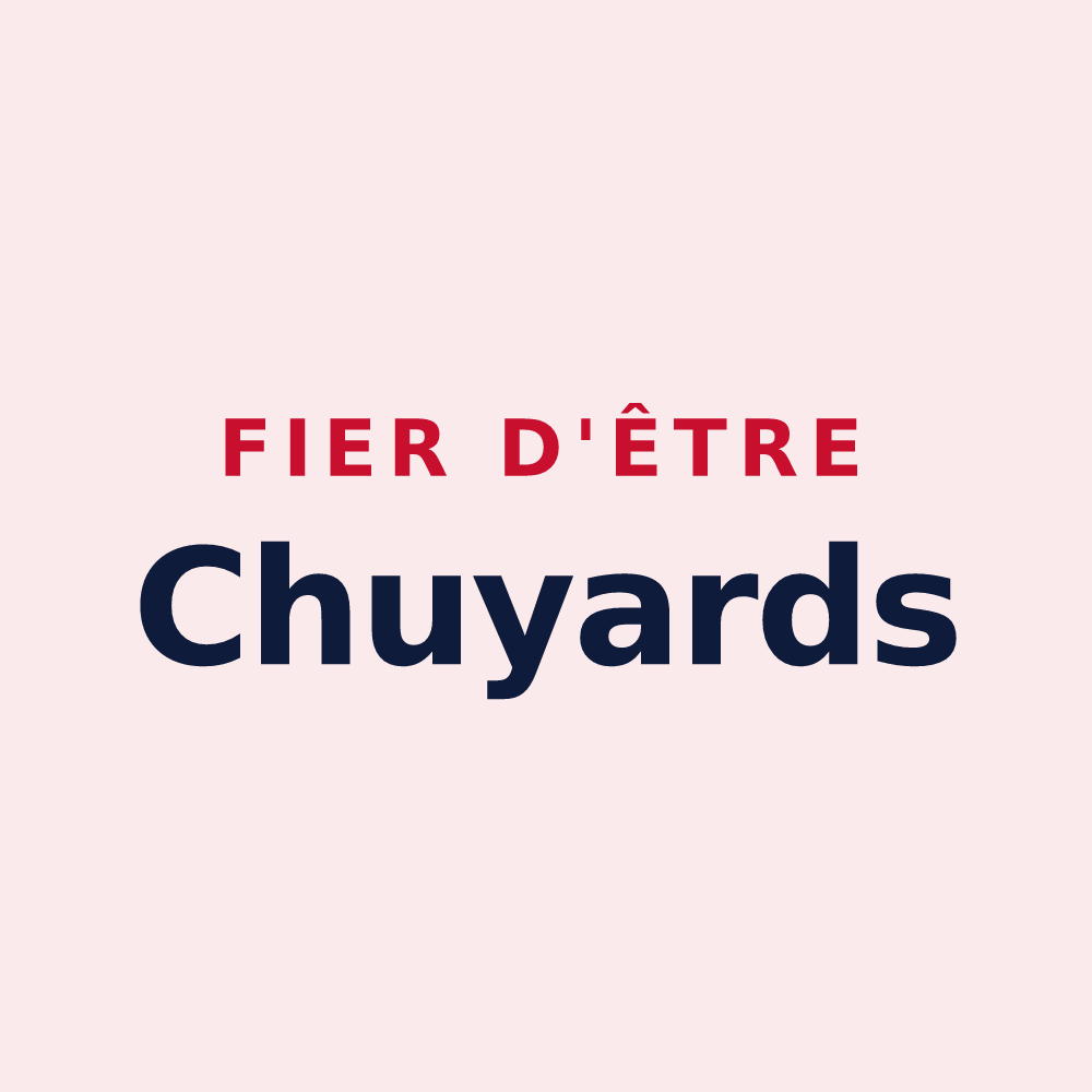 Magnet « Fier d'être Chuyards » — design pour Chuyer