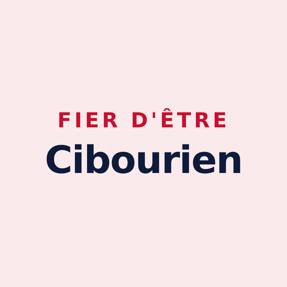 Magnet « Fier d'être Cibourien » — design pour Ciboure