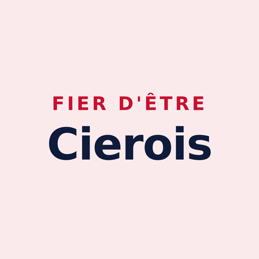 Magnet « Fier d'être Cierois » — design pour Cier-de-Luchon