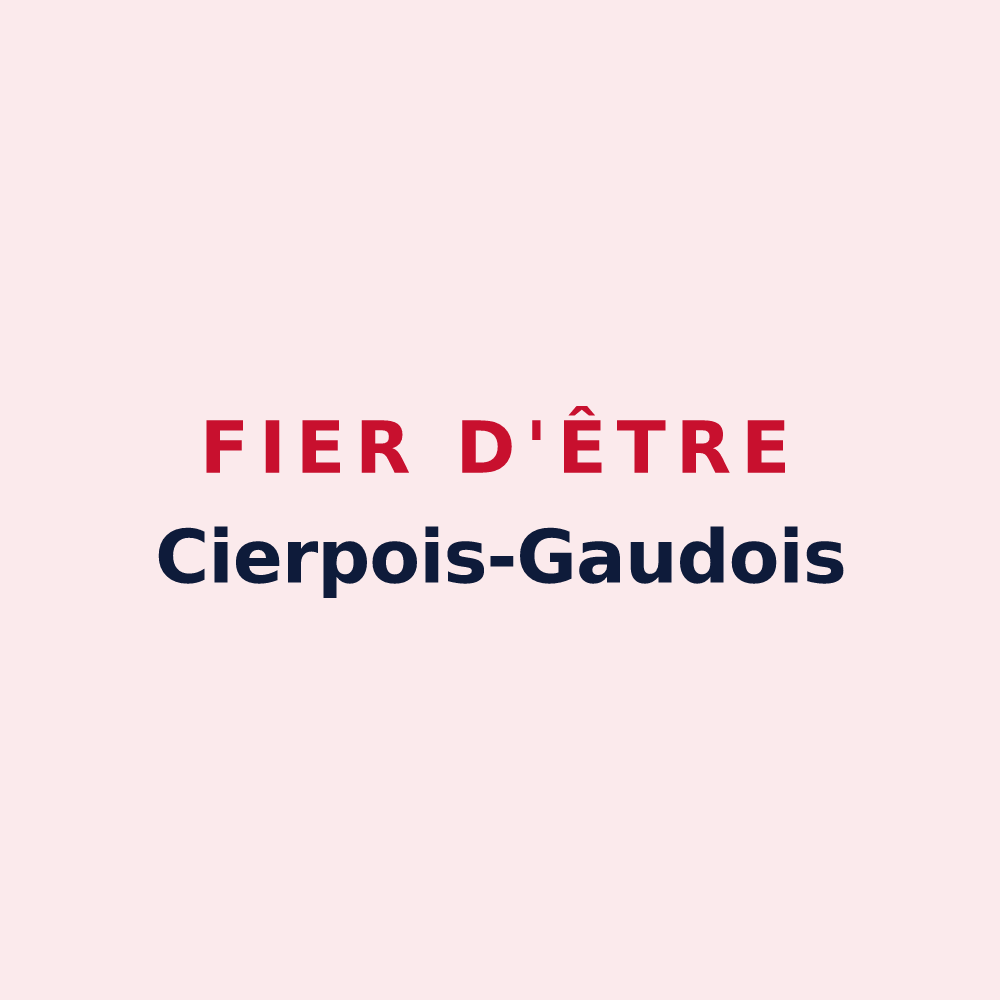 Magnet « Fier d'être Cierpois-Gaudois » — design pour Cierp-Gaud