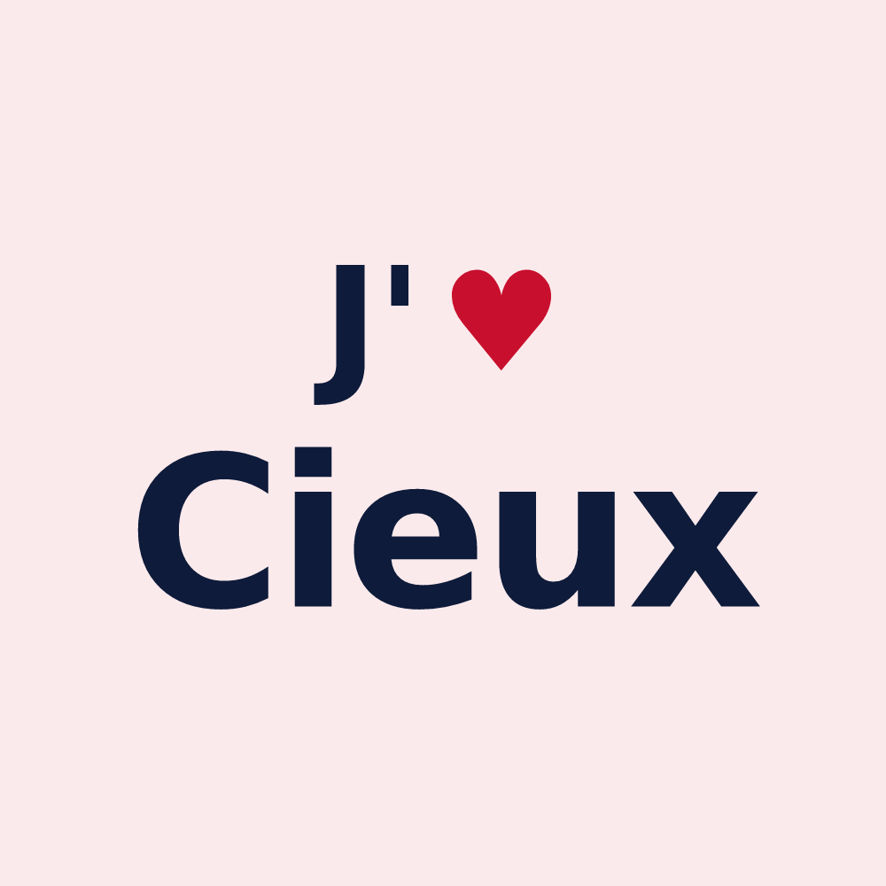 Magnet personnalisé Cieux — design J'aime Cieux
