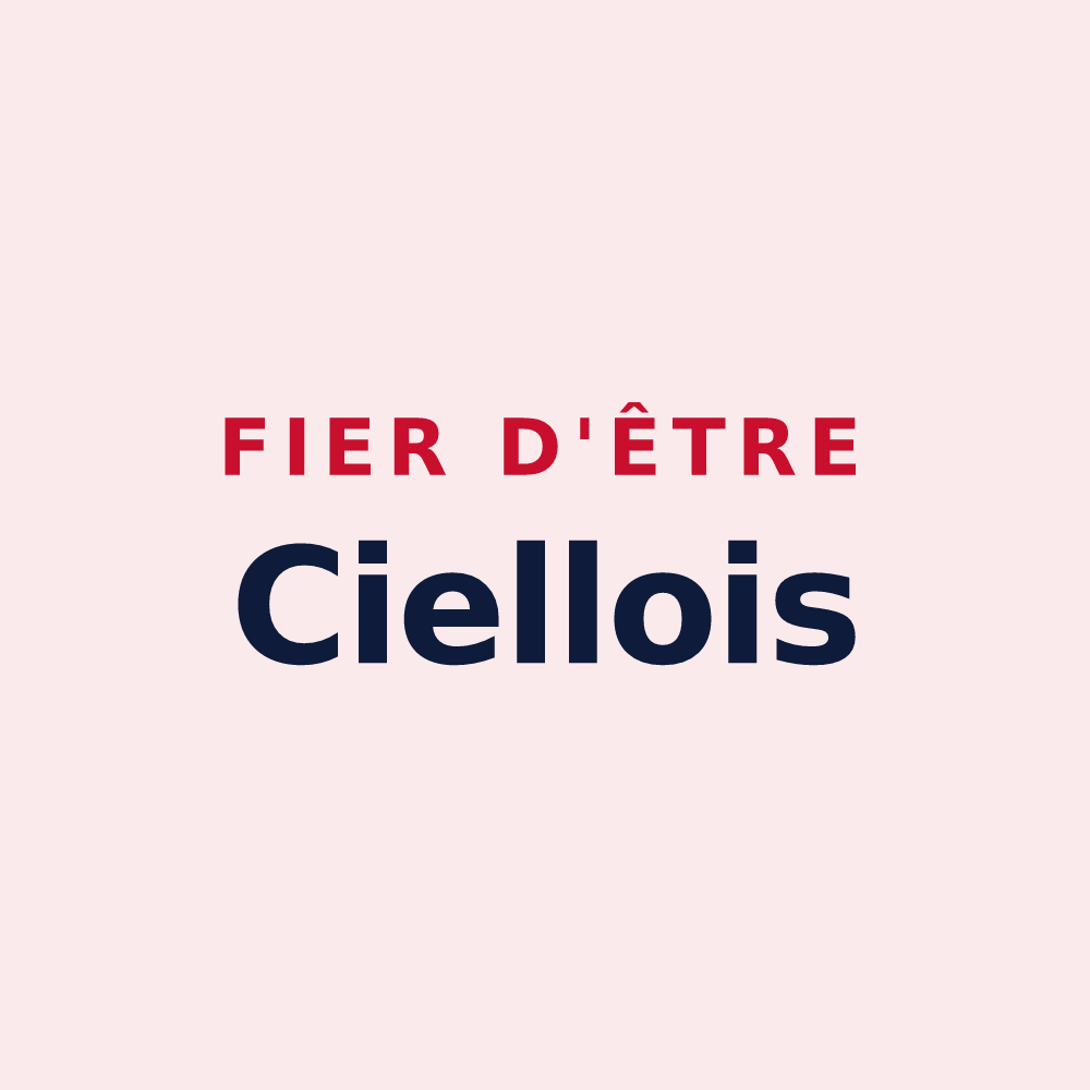 Magnet « Fier d'être Ciellois » — design pour Cieux