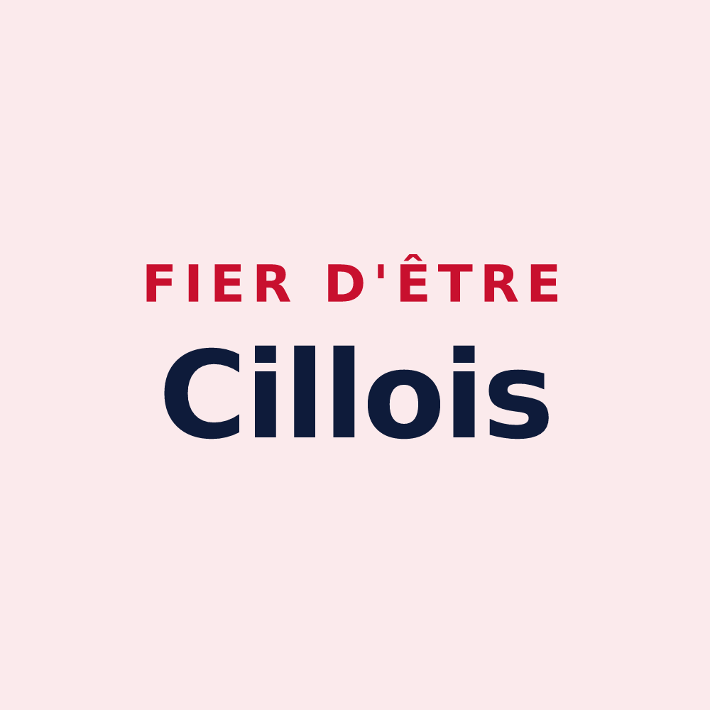 Magnet « Fier d'être Cillois » — design pour Cilly