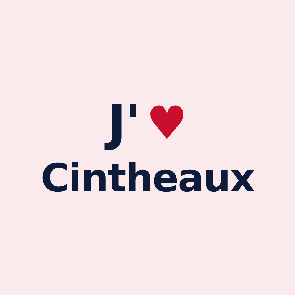 Magnet personnalisé Cintheaux — design J'aime Cintheaux