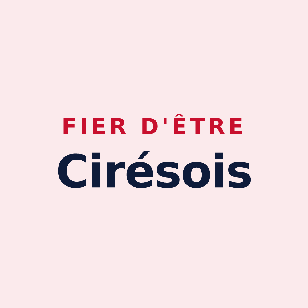 Magnet « Fier d'être Cirésois » — design pour Cirès