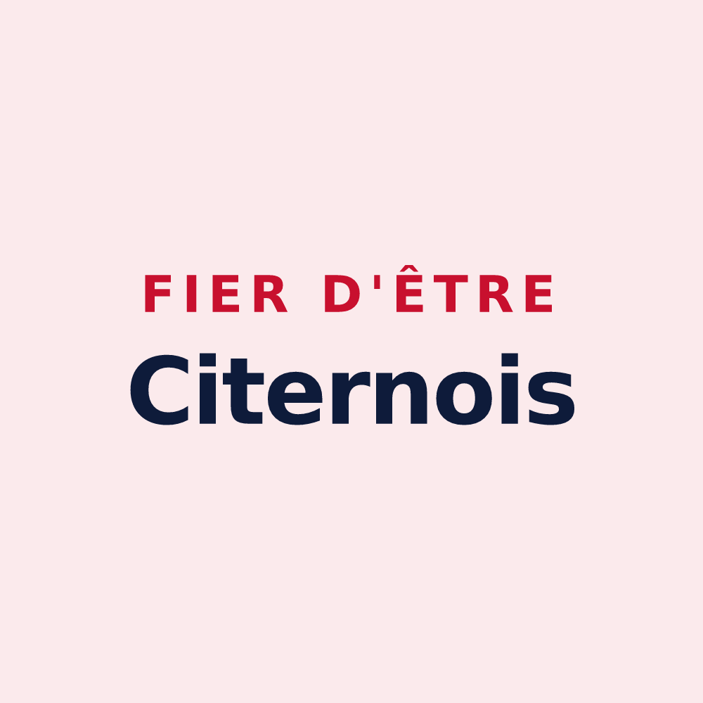 Magnet « Fier d'être Citernois » — design pour Citerne