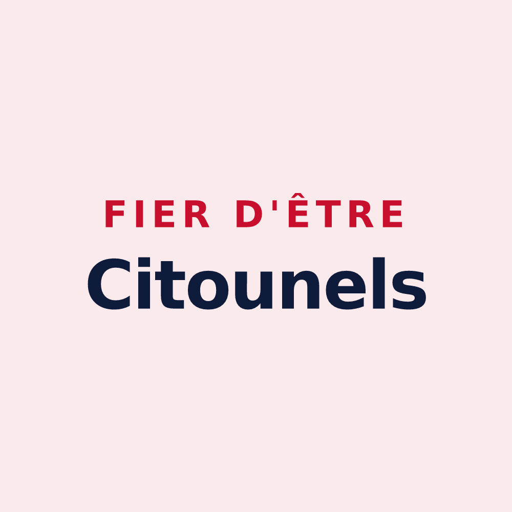Magnet « Fier d'être Citounels » — design pour Citou