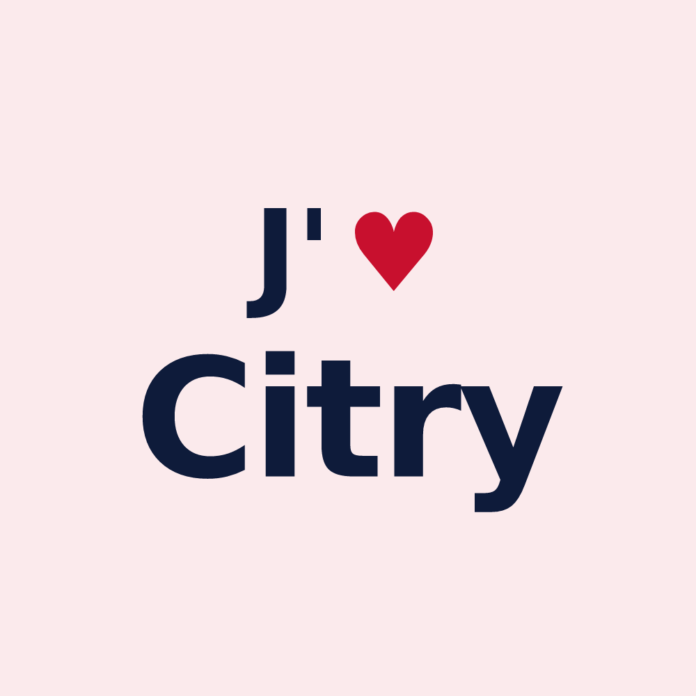 Magnet personnalisé Citry — design J'aime Citry
