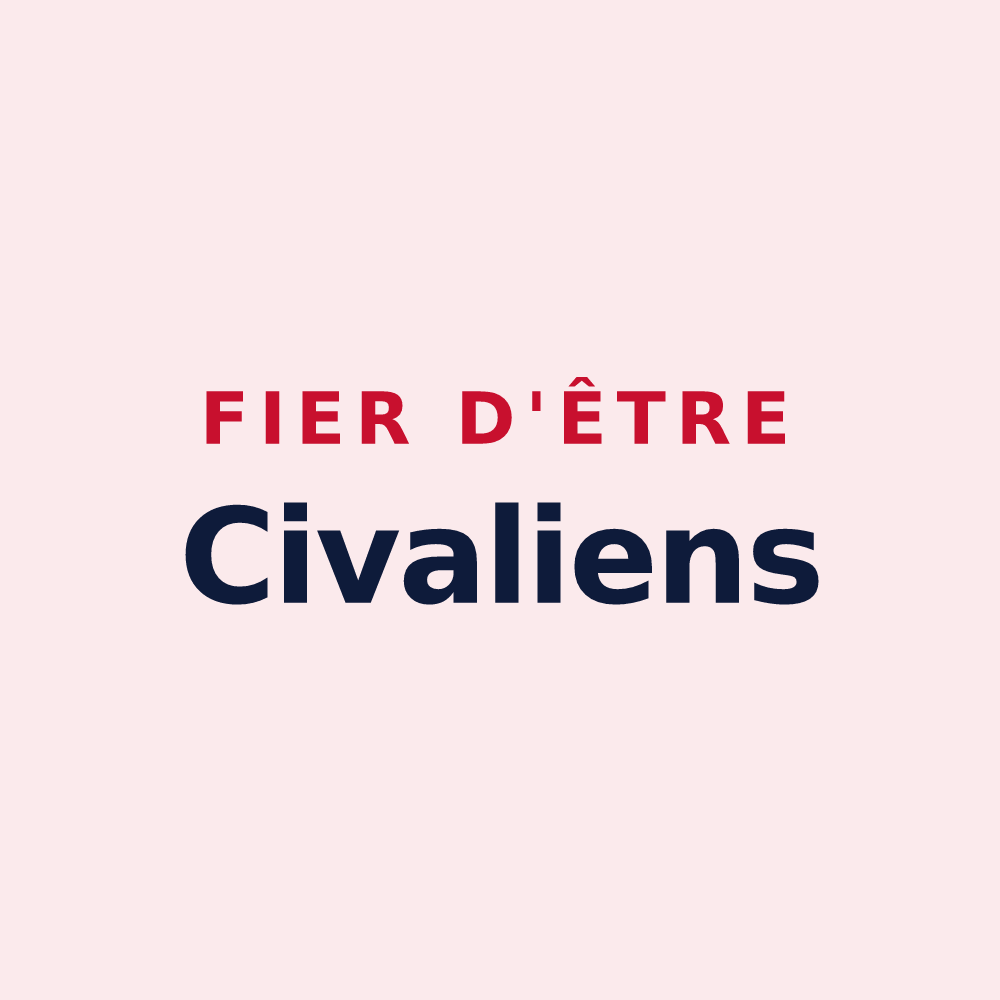 Magnet « Fier d'être Civaliens » — design pour Civaux