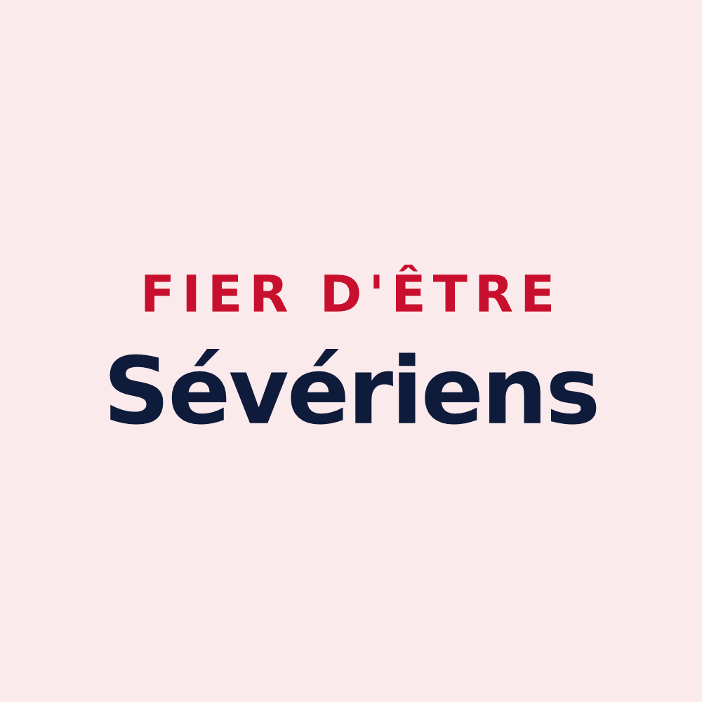 Magnet « Fier d'être Sévériens » — design pour Civrieux-d'Azergues