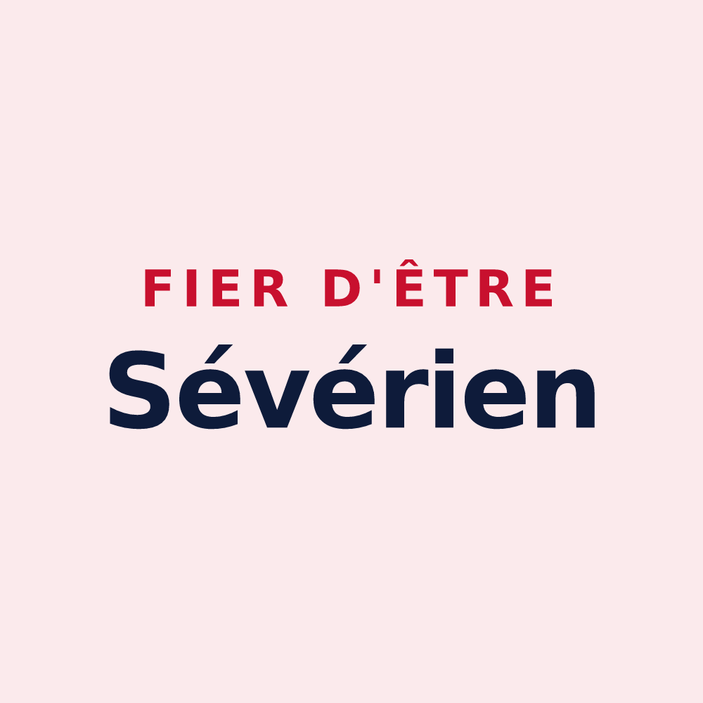 Magnet « Fier d'être Sévérien » — design pour Civrieux