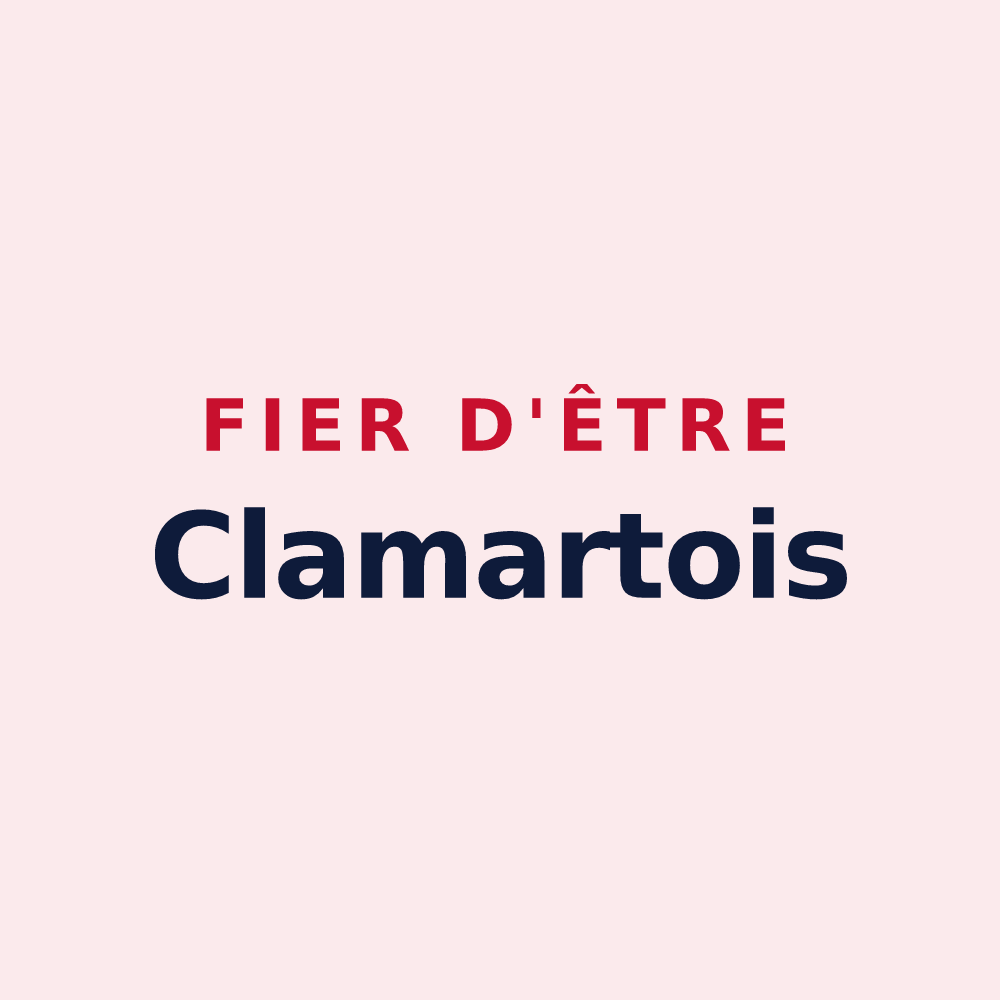 Magnet « Fier d'être Clamartois » — design pour Clamart