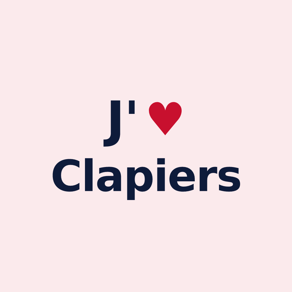 Magnet personnalisé Clapiers — design J'aime Clapiers