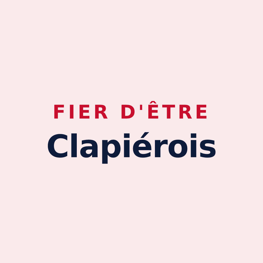 Magnet « Fier d'être Clapiérois » — design pour Clapiers