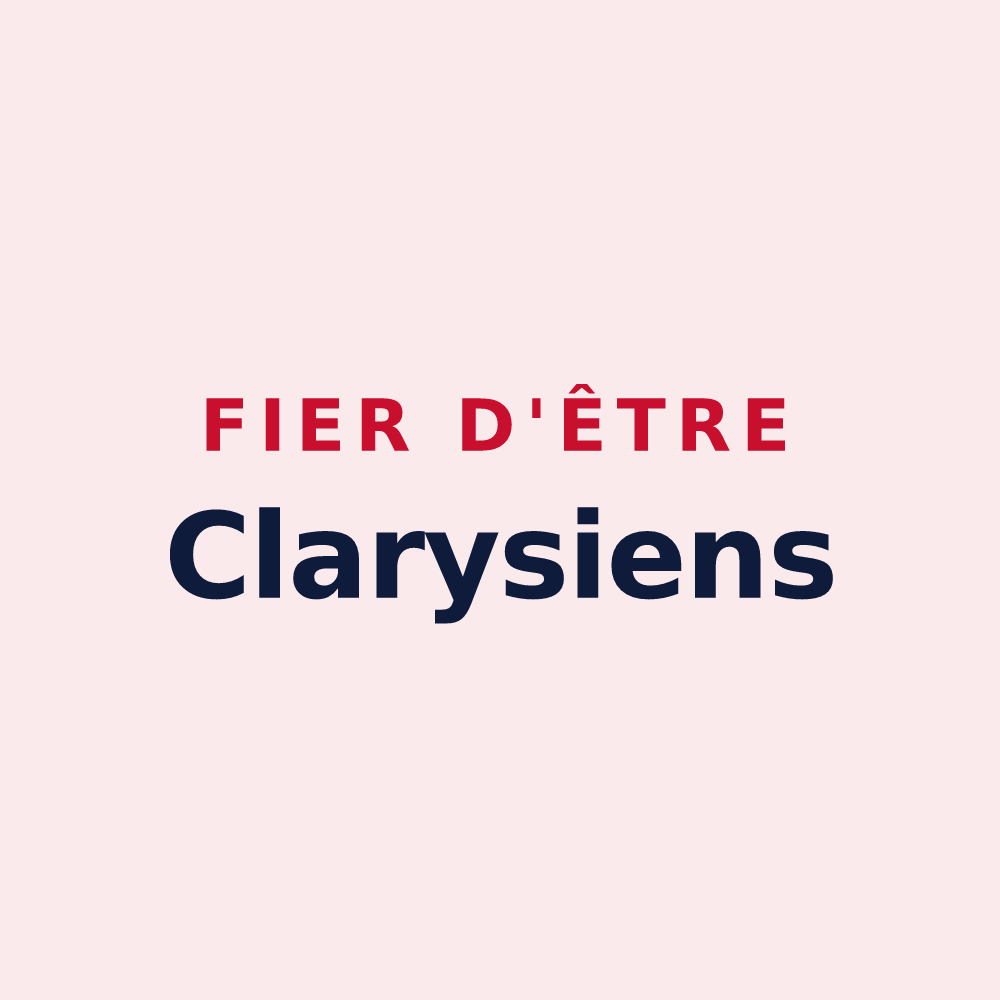 Magnet « Fier d'être Clarysiens » — design pour Clary