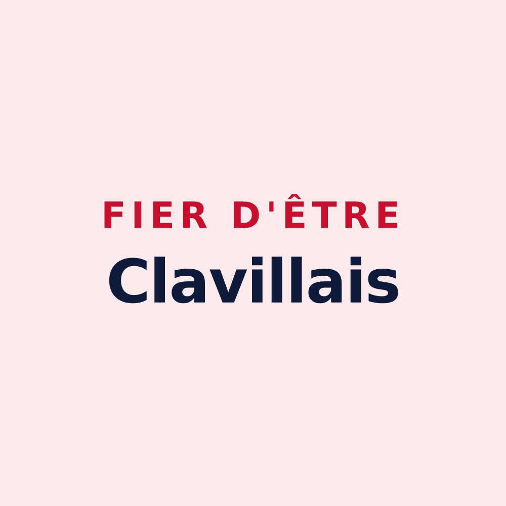 Magnet « Fier d'être Clavillais » — design pour Claville