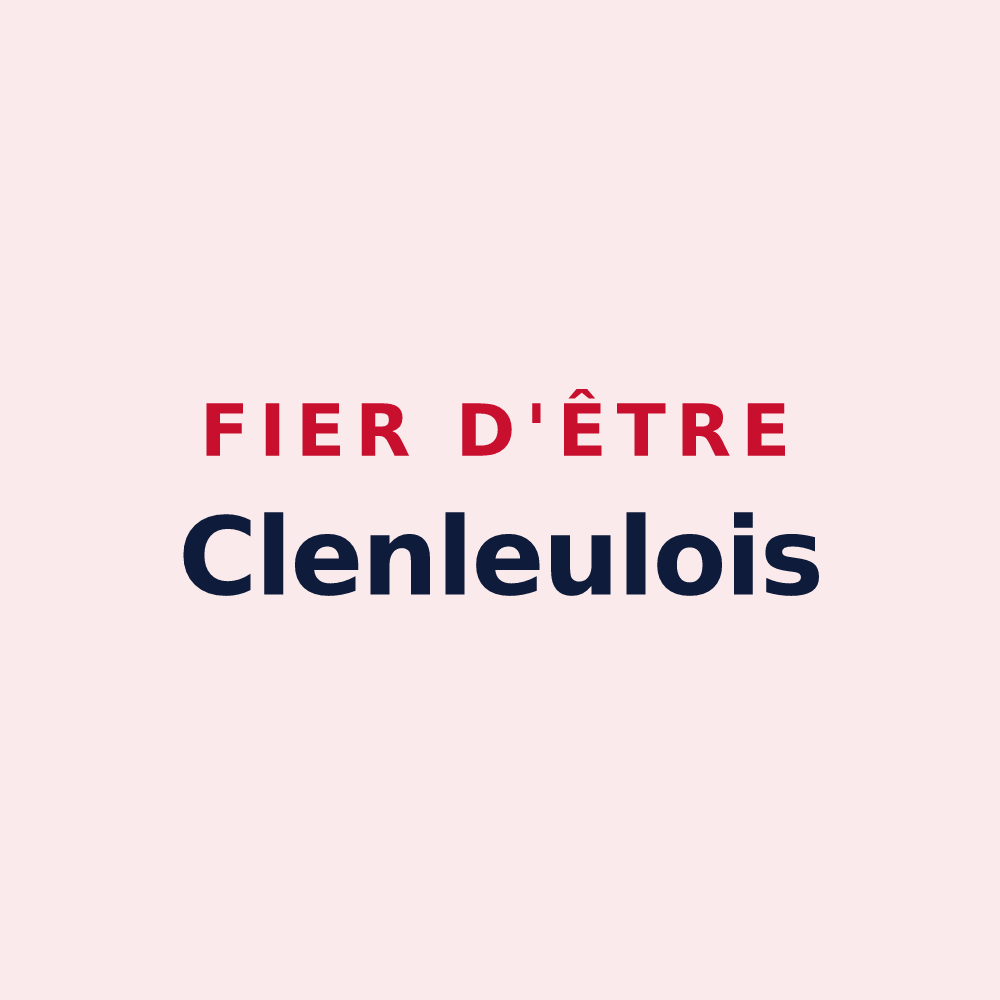 Magnet « Fier d'être Clenleulois » — design pour Clenleu