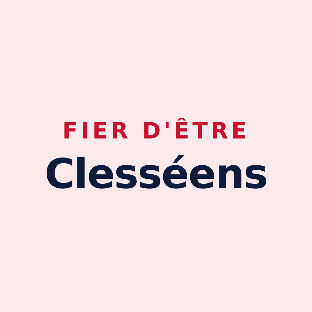 Magnet « Fier d'être Clesséens » — design pour Clessé