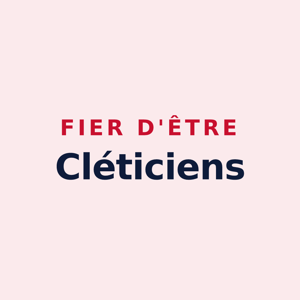 Magnet « Fier d'être Cléticiens » — design pour Cléty
