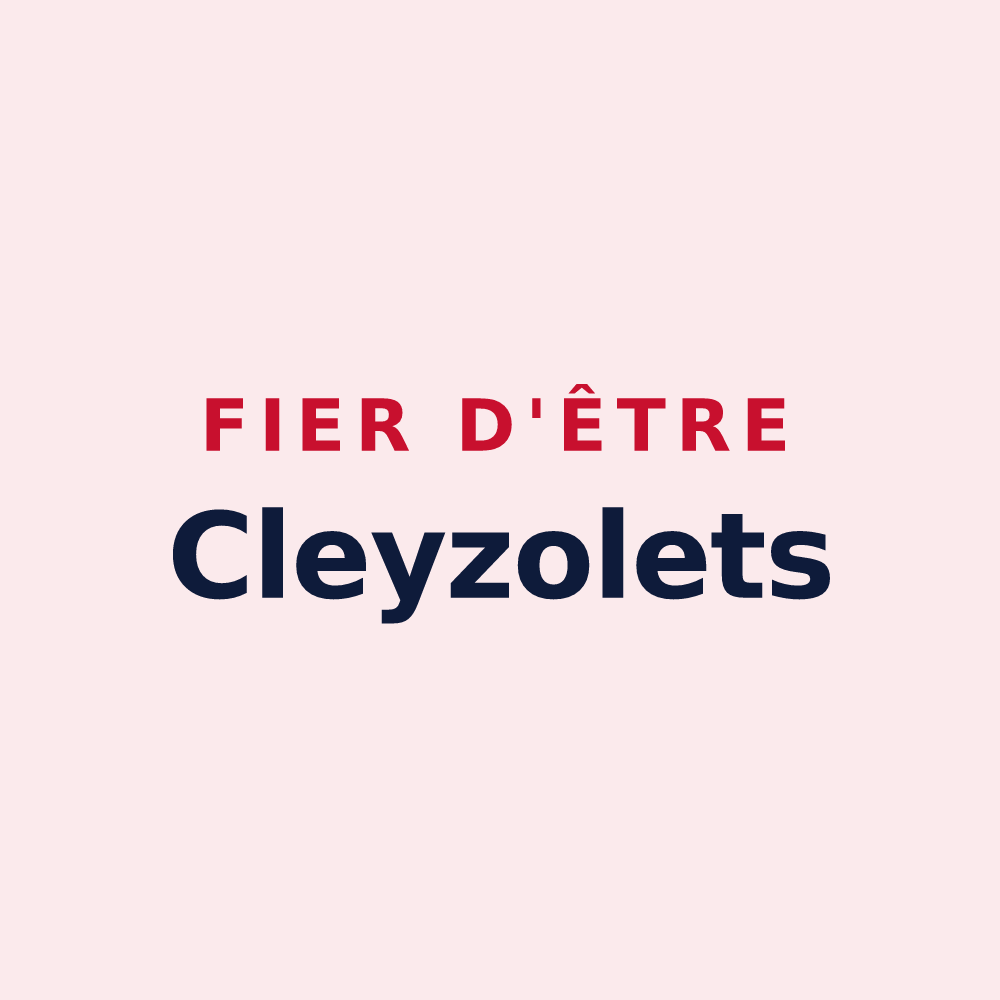 Magnet « Fier d'être Cleyzolets » — design pour Cleyzieu