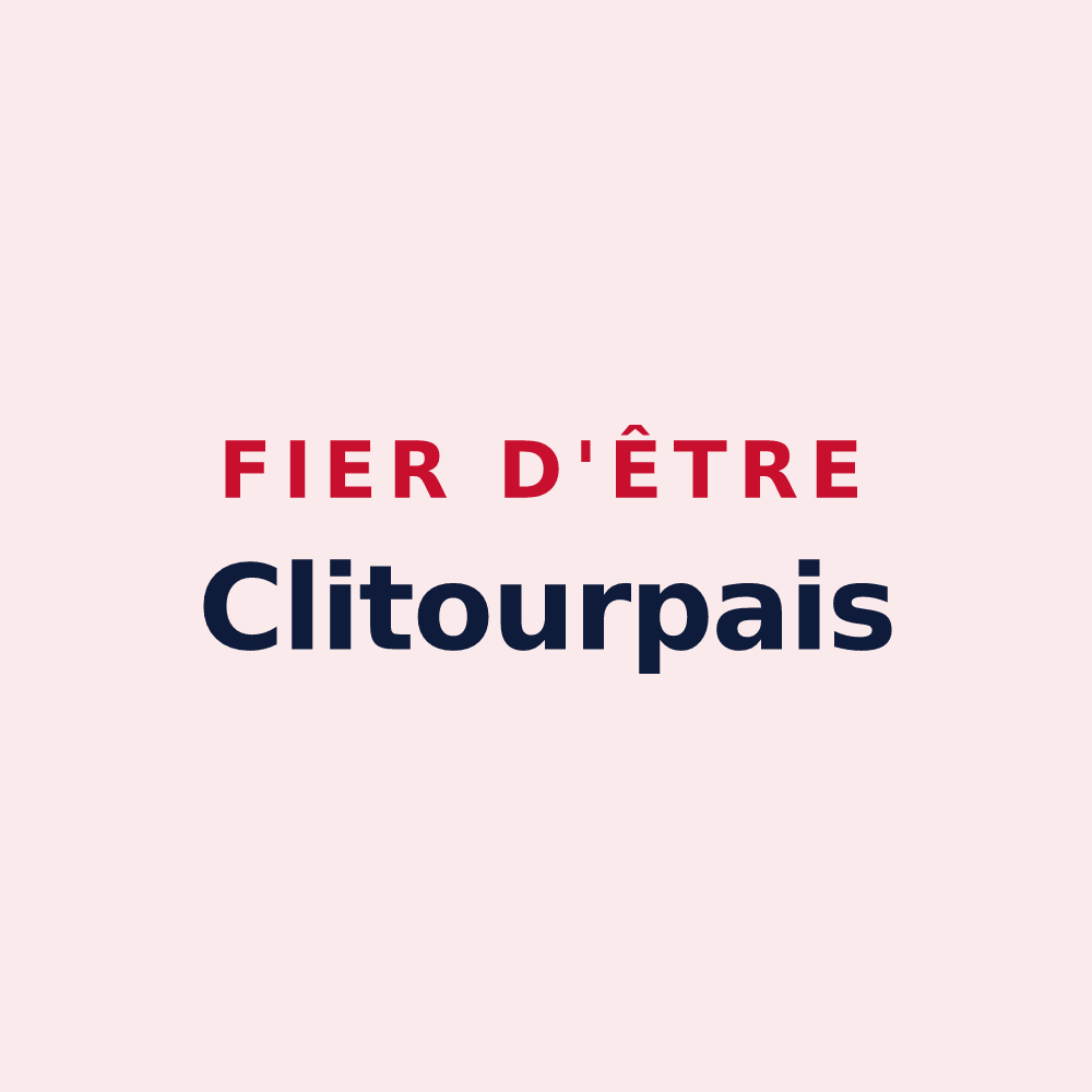 Magnet « Fier d'être Clitourpais » — design pour Clitourps