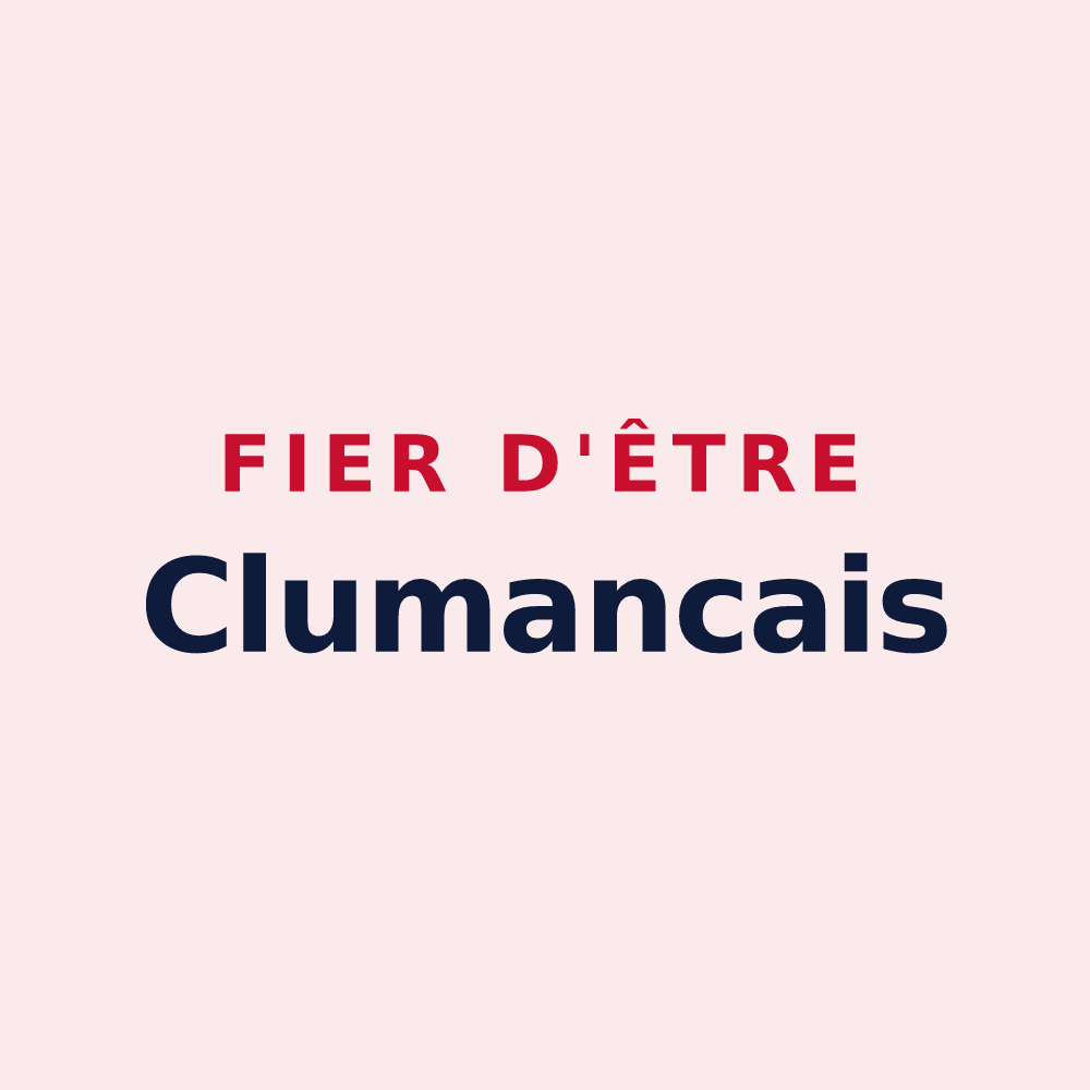 Magnet « Fier d'être Clumancais » — design pour Clumanc