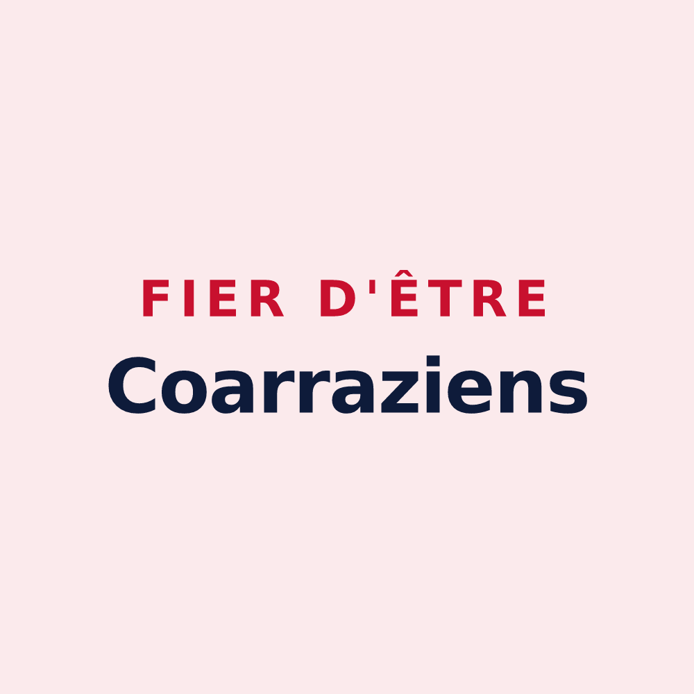 Magnet « Fier d'être Coarraziens » — design pour Coarraze
