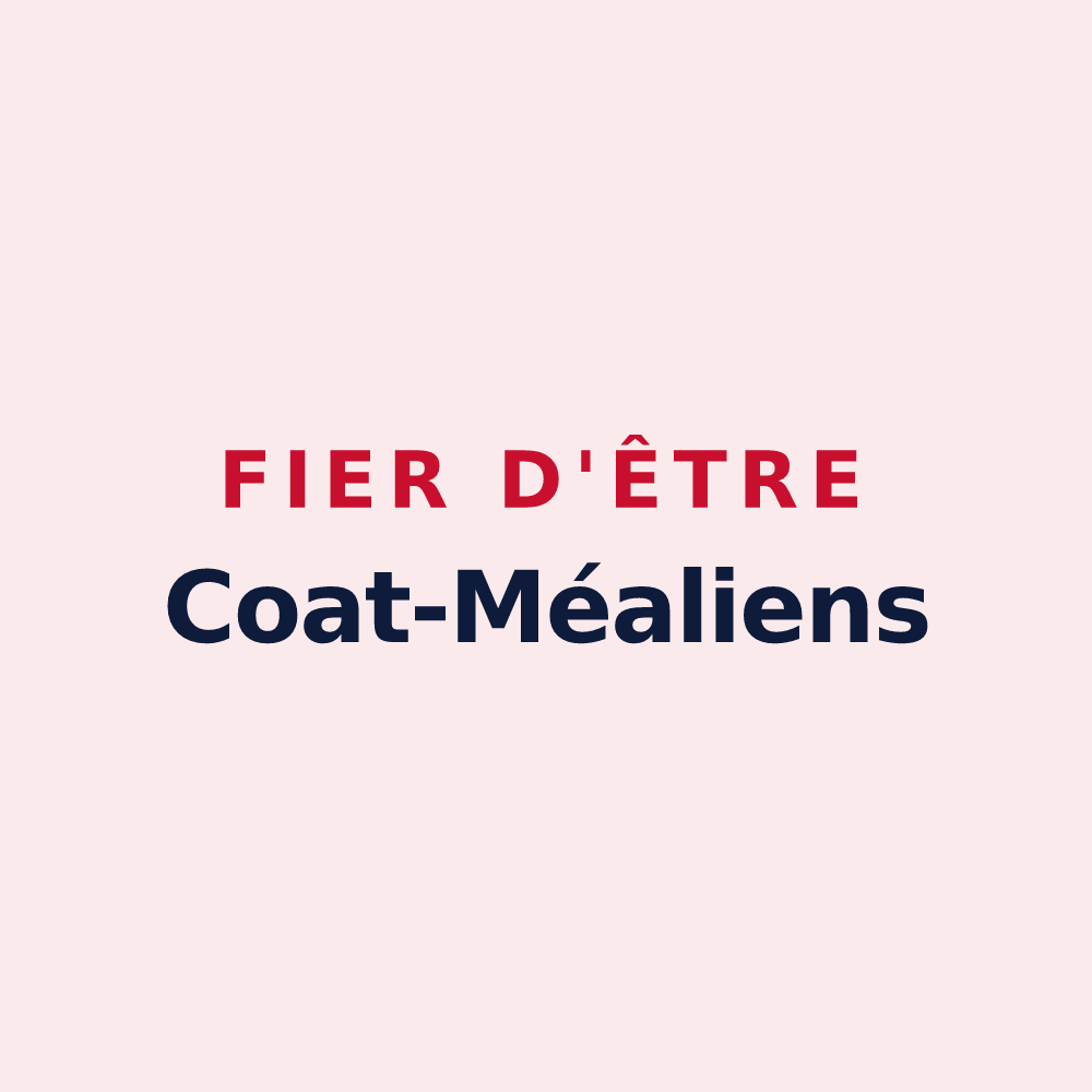 Magnet « Fier d'être Coat-Méaliens » — design pour Coat-Méal