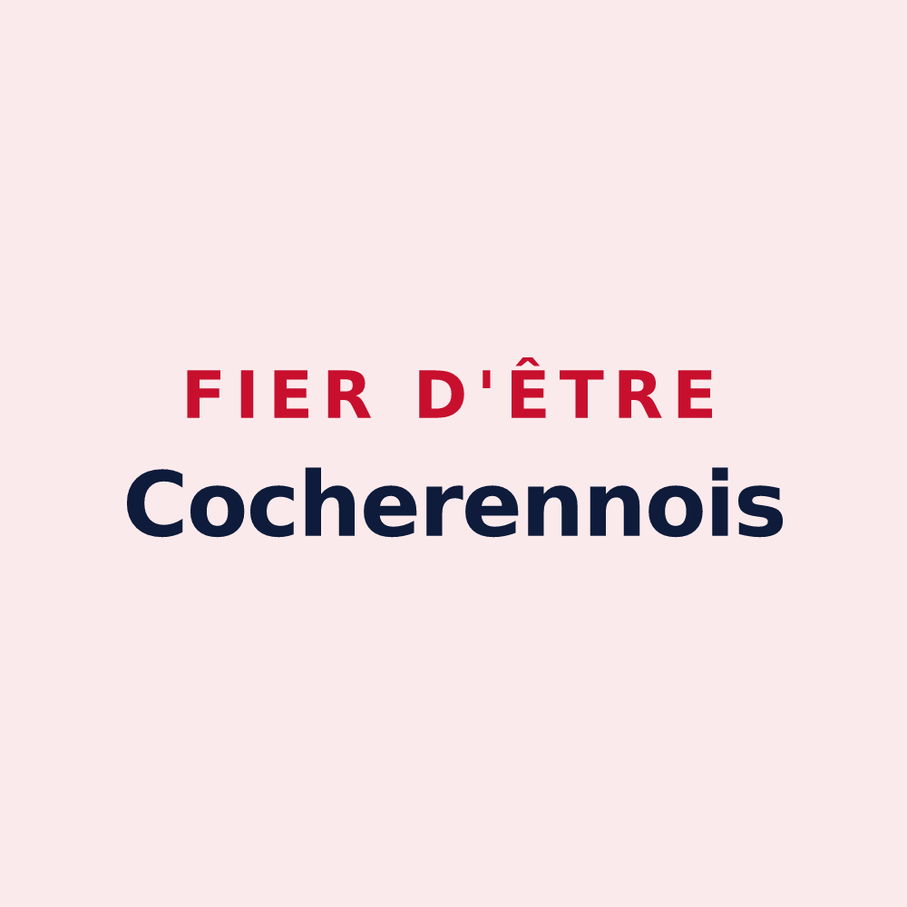 Magnet « Fier d'être Cocherennois » — design pour Cocheren