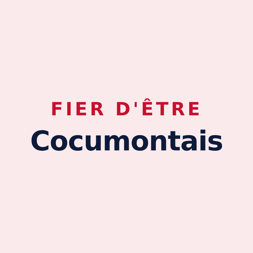 Magnet « Fier d'être Cocumontais » — design pour Cocumont
