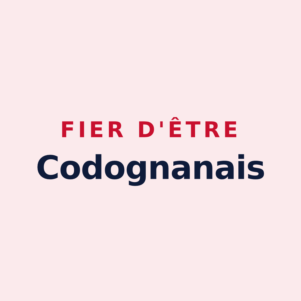 Magnet « Fier d'être Codognanais » — design pour Codognan