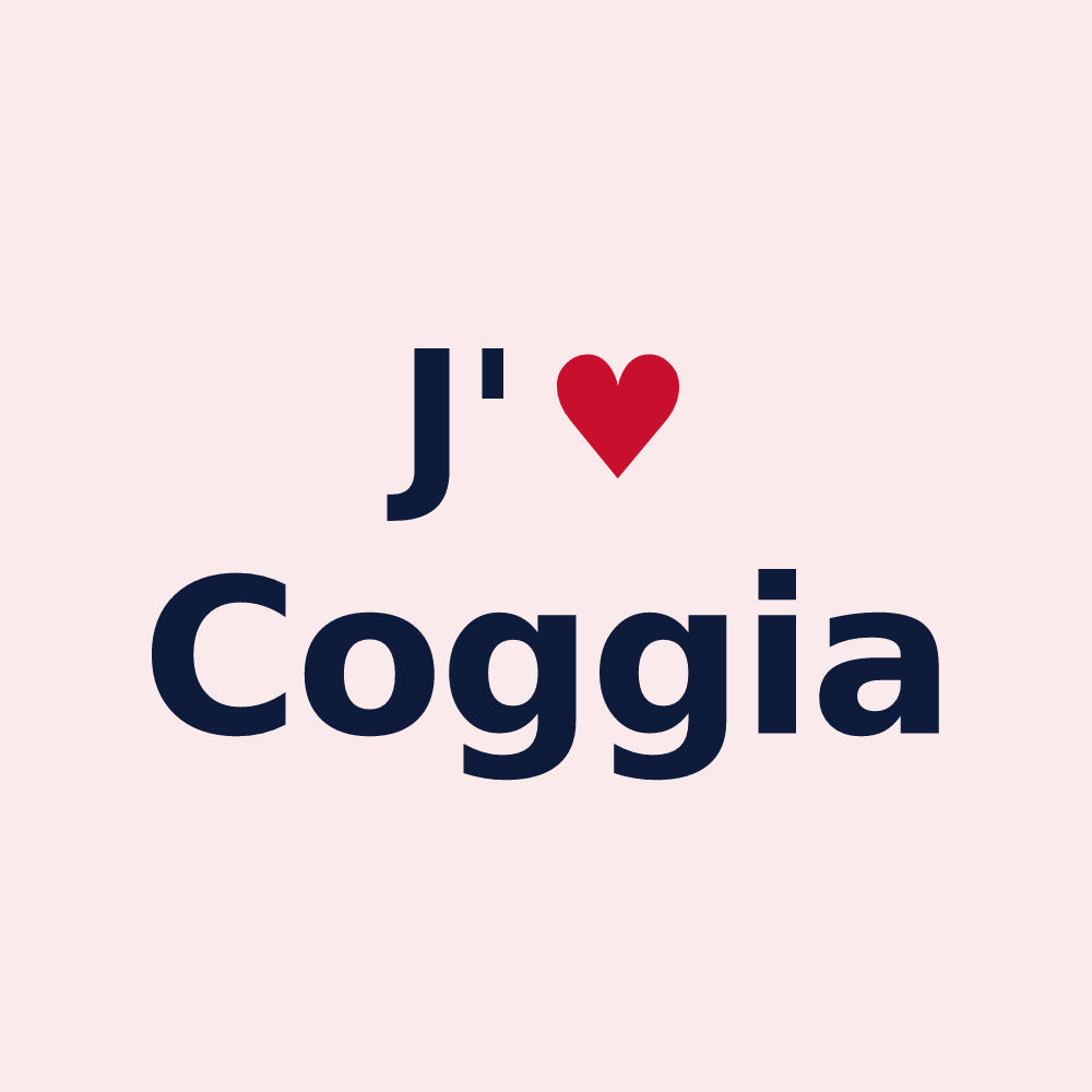 Magnet personnalisé Coggia — design J'aime Coggia