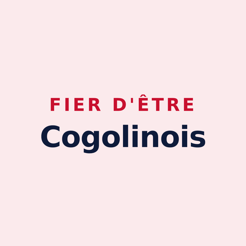 Magnet « Fier d'être Cogolinois » — design pour Cogolin