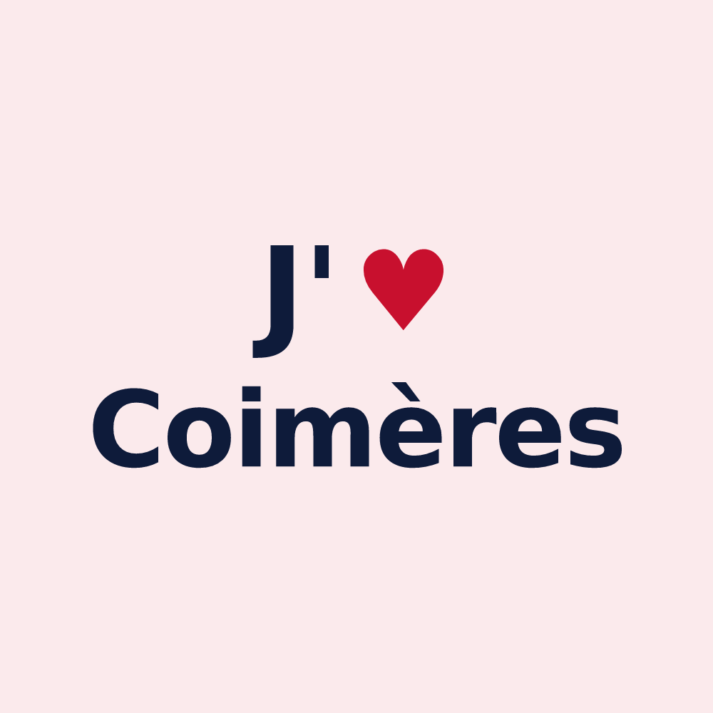 Magnet personnalisé Coimères — design J'aime Coimères