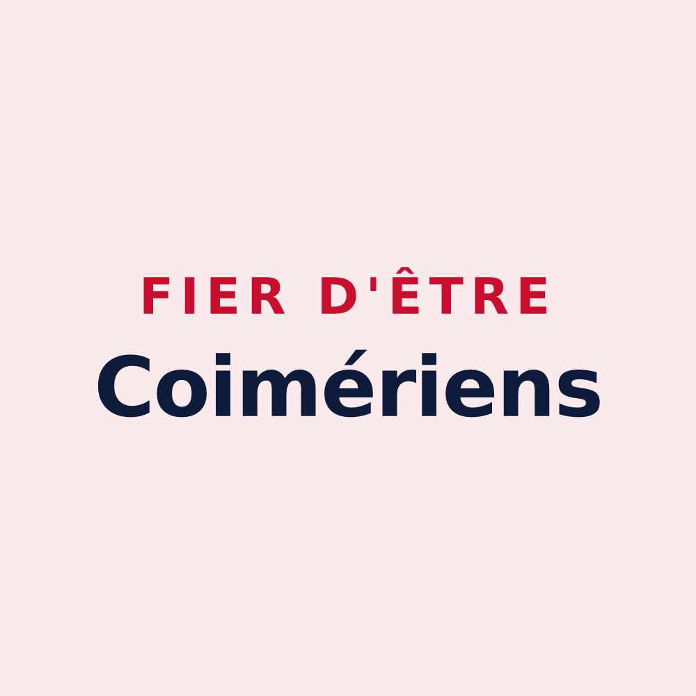 Magnet « Fier d'être Coimériens » — design pour Coimères