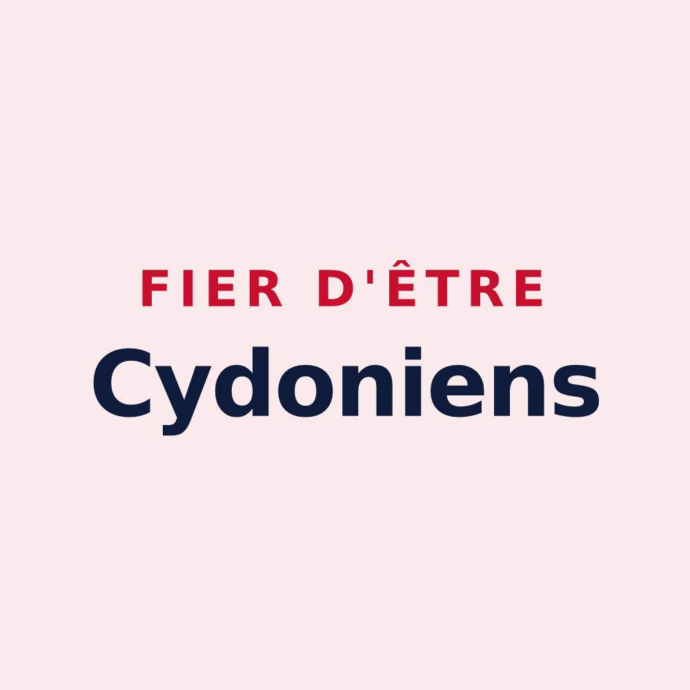 Magnet « Fier d'être Cydoniens » — design pour Coin-sur-Seille