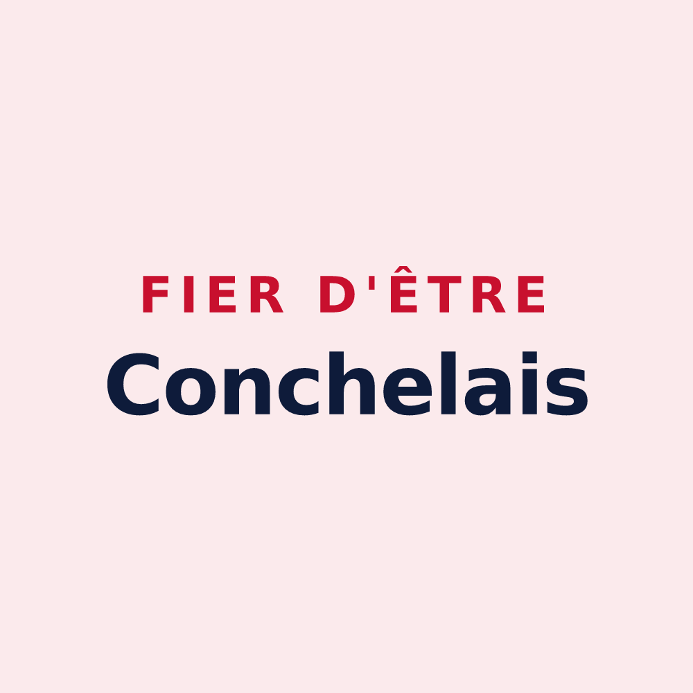 Magnet « Fier d'être Conchelais » — design pour Coinches