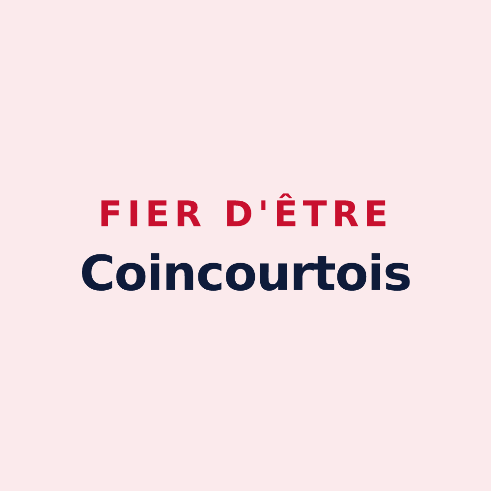 Magnet « Fier d'être Coincourtois » — design pour Coincourt