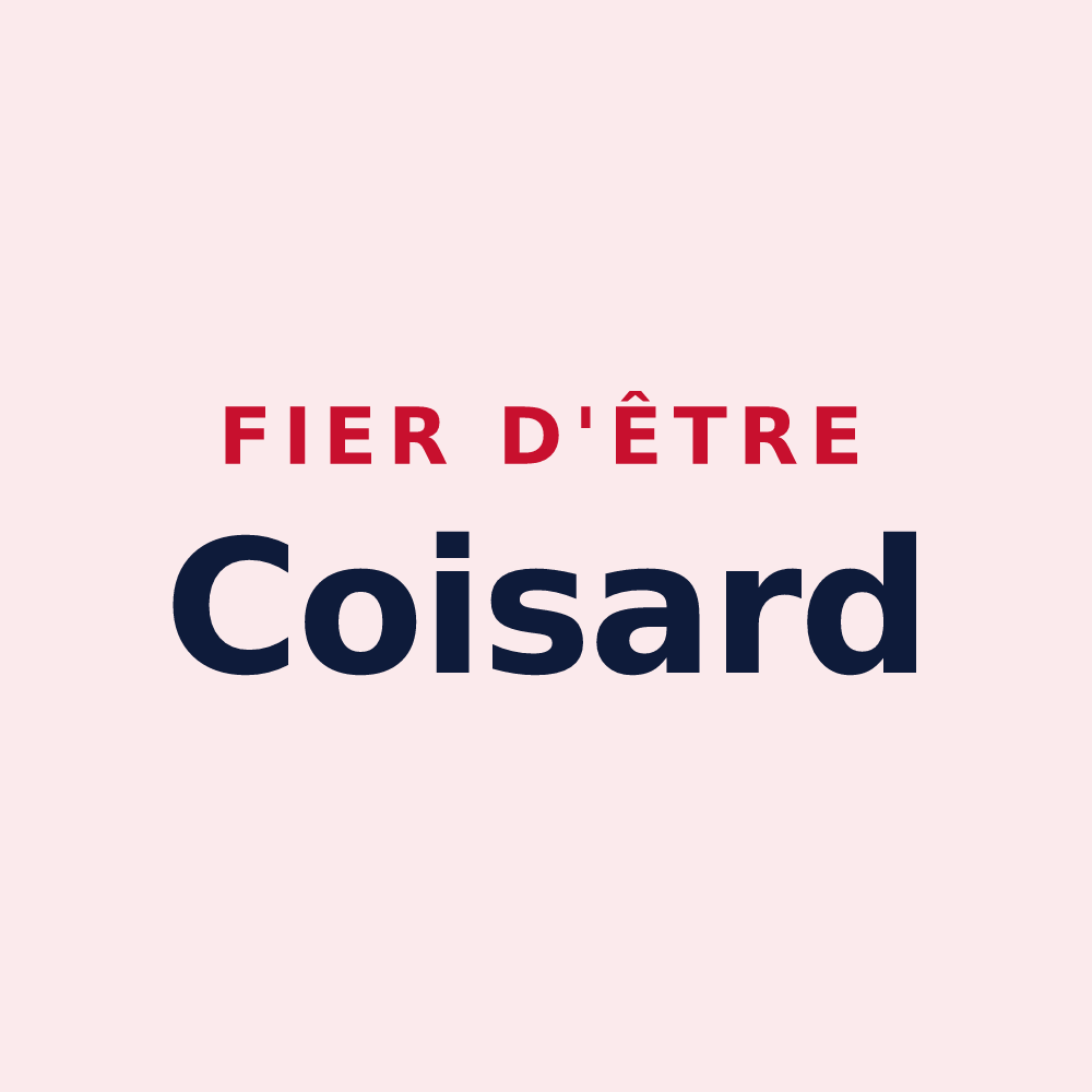 Magnet « Fier d'être Coisard » — design pour Coise-Saint-Jean-Pied-Gauthier