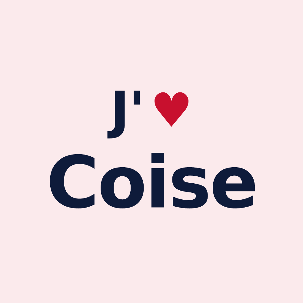 Magnet personnalisé Coise — design J'aime Coise