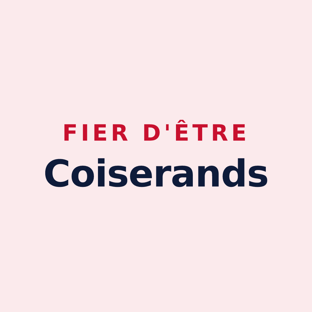 Magnet « Fier d'être Coiserands » — design pour Coiserette