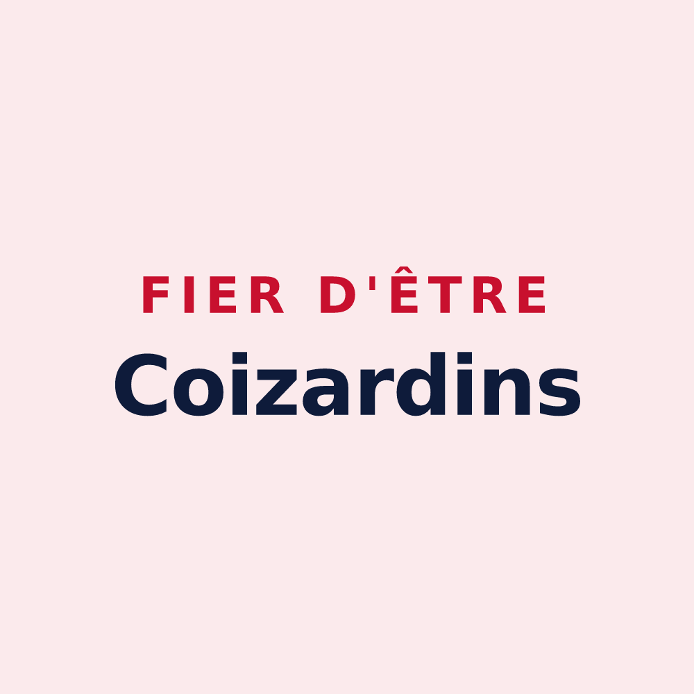 Magnet « Fier d'être Coizardins » — design pour Coizard-Joches