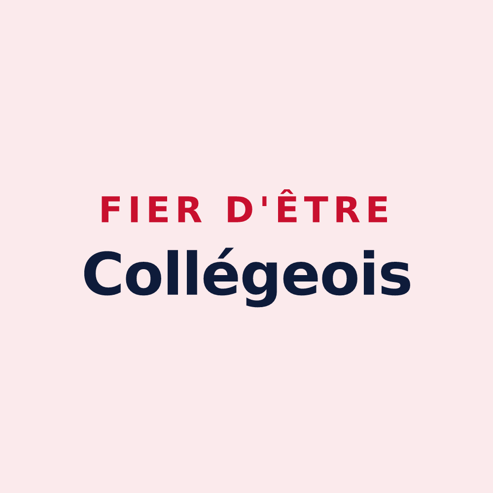 Magnet « Fier d'être Collégeois » — design pour Collégien