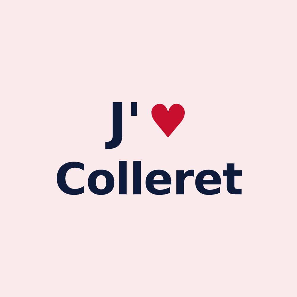 Magnet personnalisé Colleret — design J'aime Colleret