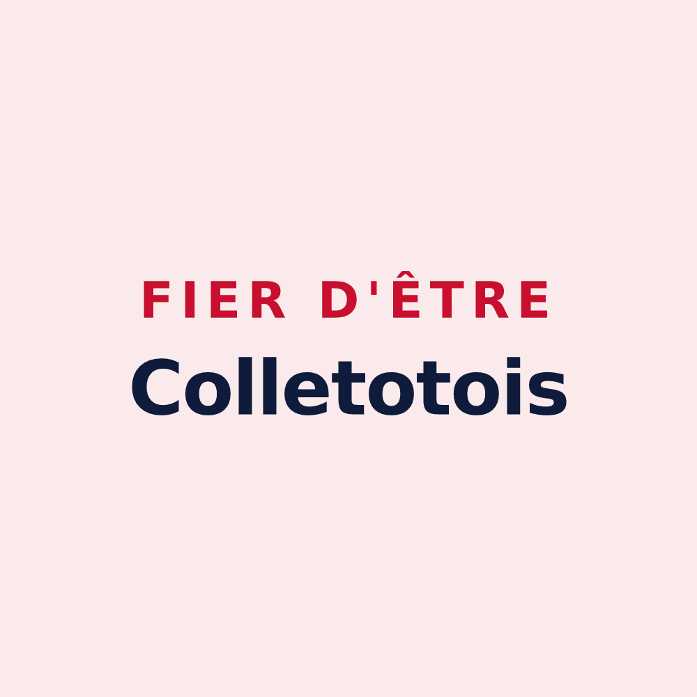 Magnet « Fier d'être Colletotois » — design pour Colletot