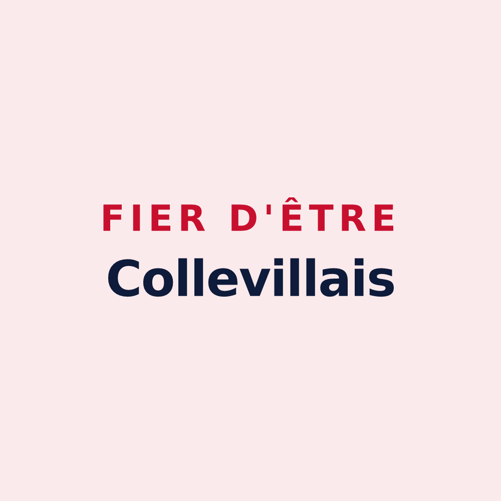 Magnet « Fier d'être Collevillais » — design pour Colleville-sur-Mer