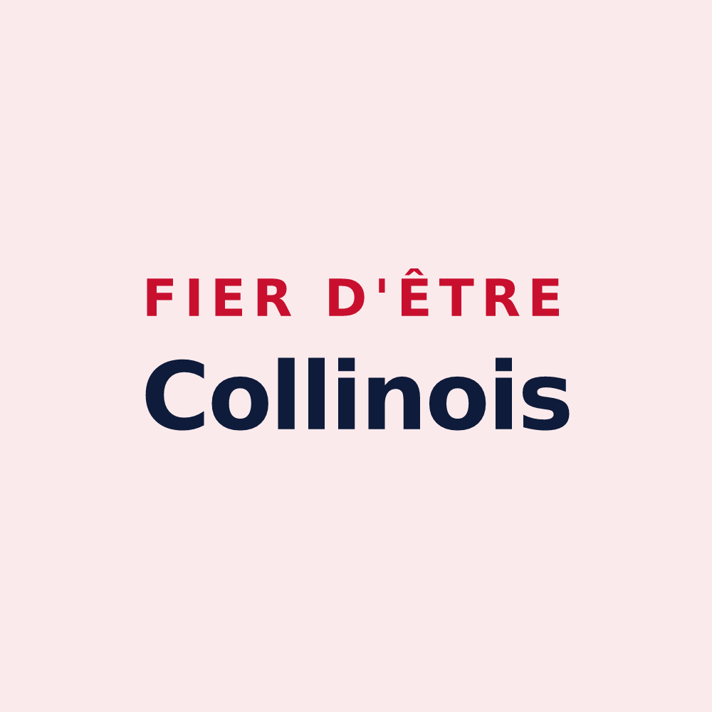 Magnet « Fier d'être Collinois » — design pour Colline-Beaumont