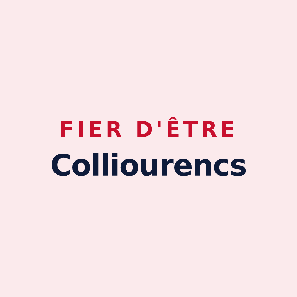Magnet « Fier d'être Colliourencs » — design pour Collioure